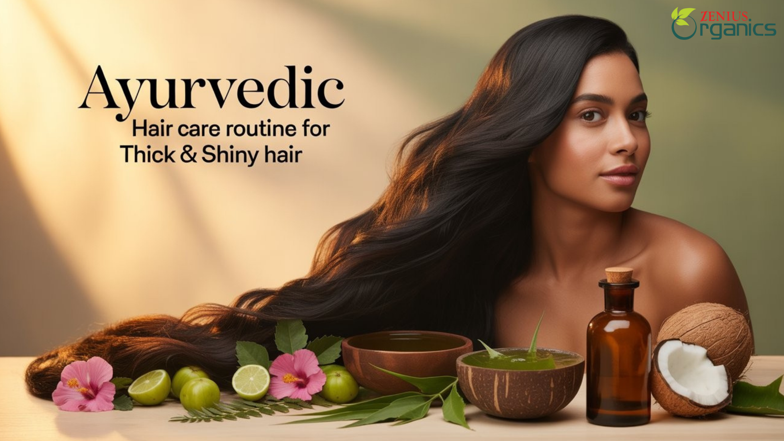 Ayurvedic Hair Care Routine for Thick & Shiny Hair